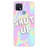 Senada Oppo A15S İle Uyumlu Kılıf Silikon Desenli Tam Koruma Resimli Kapak Shut Up
