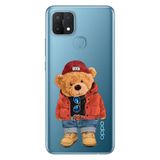 Senada Oppo A15S İle Uyumlu Kılıf Silikon Desenli Tam Koruma Resimli Kapak Teddybear