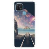 Senada Oppo A15S İle Uyumlu Kılıf Silikon Desenli Tam Koruma Resimli Kapak Tren Yolu