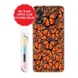 Senada Oppo A38 İle Uyumlu Kılıf Silikon Kelebek Cümbüşü