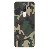 Senada Oppo A5 A9 2020 İle Uyumlu Kılıf Silikon Desenli Tam Koruma Resimli Kapak Asker Deseni
