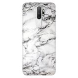 Senada Oppo A5 A9 2020 İle Uyumlu Kılıf Silikon Desenli Tam Koruma Resimli Kapak Banyo Mermer