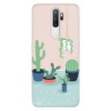 Senada Oppo A5 A9 2020 İle Uyumlu Kılıf Silikon Desenli Tam Koruma Resimli Kapak Cactus Co