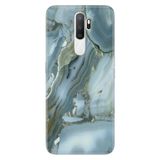 Senada Oppo A5 A9 2020 İle Uyumlu Kılıf Silikon Desenli Tam Koruma Resimli Kapak Carlo Mermer