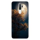 Senada Oppo A5 A9 2020 İle Uyumlu Kılıf Silikon Desenli Tam Koruma Resimli Kapak Dolunay