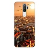 Senada Oppo A5 A9 2020 İle Uyumlu Kılıf Silikon Desenli Tam Koruma Resimli Kapak Galata