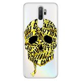 Senada Oppo A5 A9 2020 İle Uyumlu Kılıf Silikon Desenli Tam Koruma Resimli Kapak İskelet Caution