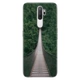 Senada Oppo A5 A9 2020 İle Uyumlu Kılıf Silikon Desenli Tam Koruma Resimli Kapak Korku Köprüsü