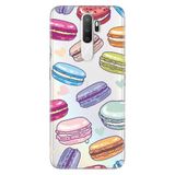 Senada Oppo A5 A9 2020 İle Uyumlu Kılıf Silikon Desenli Tam Koruma Resimli Kapak Macaron