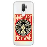 Senada Oppo A5 A9 2020 İle Uyumlu Kılıf Silikon Desenli Tam Koruma Resimli Kapak Make Art