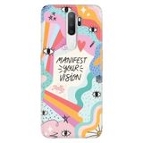 Senada Oppo A5 A9 2020 İle Uyumlu Kılıf Silikon Desenli Tam Koruma Resimli Kapak Manifest Your Vision