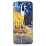 Senada Oppo A5 A9 2020 İle Uyumlu Kılıf Silikon Desenli Tam Koruma Resimli Kapak Night Cafe