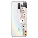 Senada Oppo A5 A9 2020 İle Uyumlu Kılıf Silikon Desenli Tam Koruma Resimli Kapak Pisi Pisi Kedi