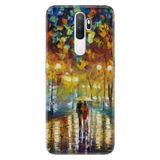 Senada Oppo A5 A9 2020 İle Uyumlu Kılıf Silikon Desenli Tam Koruma Resimli Kapak Romantizm