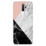 Senada Oppo A5 A9 2020 İle Uyumlu Kılıf Silikon Desenli Tam Koruma Resimli Kapak Siyah Pembe Beyaz Mermer