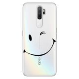 Senada Oppo A5 A9 2020 İle Uyumlu Kılıf Silikon Desenli Tam Koruma Resimli Kapak Smile