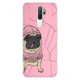Senada Oppo A5 A9 2020 İle Uyumlu Kılıf Silikon Desenli Tam Koruma Resimli Kapak Süslü Tarz Pug