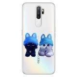 Senada Oppo A5 A9 2020 İle Uyumlu Kılıf Silikon Desenli Tam Koruma Resimli Kapak Sweet Kitten