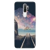 Senada Oppo A5 A9 2020 İle Uyumlu Kılıf Silikon Desenli Tam Koruma Resimli Kapak Tren Yolu