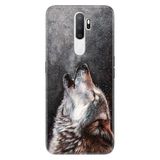 Senada Oppo A5 A9 2020 İle Uyumlu Kılıf Silikon Desenli Tam Koruma Resimli Kapak Vahşi Kurt
