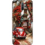 Senada Oppo A5 - A9 2020 Kılıf Desenli Baskılı Tpu Rubber Kapak Aşk Yuvası - 001-Renkli