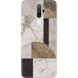 Senada Oppo A5 - A9 2020 Kılıf Desenli Baskılı Tpu Rubber Kapak Colo Mermer - 001-Renkli