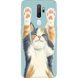 Senada Oppo A5 - A9 2020 Kılıf Desenli Baskılı Tpu Rubber Kapak Eller Yukarı - 001-Renkli