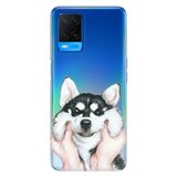 Senada Oppo A54 4G İle Uyumlu Kılıf Silikon Desenli Tam Koruma Resimli Kapak Dostum Husky
