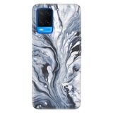 Senada Oppo A54 4G İle Uyumlu Kılıf Silikon Desenli Tam Koruma Resimli Kapak Lüks Mermer