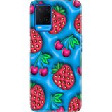 Senada Oppo A54 4g Kılıf Desenli Baskılı Tpu Rubber Kapak Kiraz Çilek - 001-Renkli