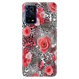 Senada Oppo A55 4G ile Uyumlu Kılıf Resimli Desenli Silikon Leopare
