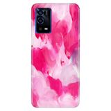 Senada Oppo A55 4G ile Uyumlu Kılıf Resimli Desenli Silikon Pinking