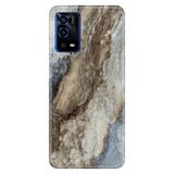 Senada Oppo A55 4G ile Uyumlu Kılıf Resimli Desenli Silikon Safari Mermer