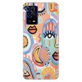 Senada Oppo A55 4G ile Uyumlu Kılıf Resimli Desenli Silikon Siluet