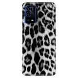 Senada Oppo A55 4G ile Uyumlu Kılıf Resimli Desenli Silikon Siyah Kürk