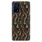 Senada Oppo A55 4G ile Uyumlu Kılıf Resimli Desenli Silikon X Kamuflaj