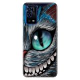 Senada Oppo A55 4G İle Uyumlu Kılıf Silikon Desenli Tam Koruma Resimli Kapak Arsız Kedi