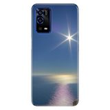 Senada Oppo A55 4G İle Uyumlu Kılıf Silikon Desenli Tam Koruma Resimli Kapak Sakin Deniz