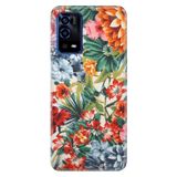 Senada Oppo A55 4G İle Uyumlu Kılıf Silikon Desenli Tam Koruma Resimli Kapak Sanatsal Çiçek