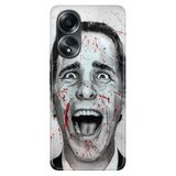Senada Oppo A58 Silikon İle Uyumlu Kılıf Dekoratif Silikon Baskılı Kapak Americanpsycho