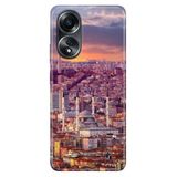 Senada Oppo A58 Silikon İle Uyumlu Kılıf Dekoratif Silikon Baskılı Kapak Ankara