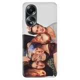 Senada Oppo A58 Silikon İle Uyumlu Kılıf Dekoratif Silikon Baskılı Kapak İdols