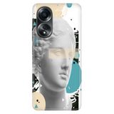 Senada Oppo A58 Silikon İle Uyumlu Kılıf Dekoratif Silikon Baskılı Kapak Venus Pop Art