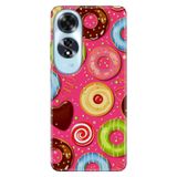 Senada Oppo A60 İle Uyumlu Kılıf Desenli Baskılı Silikon Donut