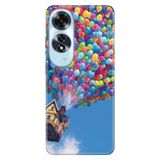 Senada Oppo A60 İle Uyumlu Kılıf Telefon İle Uyumlu Kılıfı Baskılı Balonlu Ev
