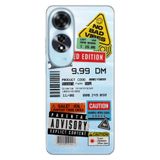 Senada Oppo A60 İle Uyumlu Kılıf Telefon İle Uyumlu Kılıfı Baskılı Mix Sticker