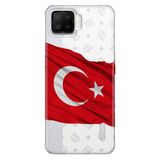 Senada Oppo A73 İle Uyumlu Kılıf Silikon Desenli Tam Koruma Resimli Kapak Al Bayrak