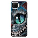 Senada Oppo A73 İle Uyumlu Kılıf Silikon Desenli Tam Koruma Resimli Kapak Arsız Kedi