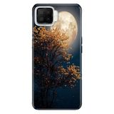 Senada Oppo A73 İle Uyumlu Kılıf Silikon Desenli Tam Koruma Resimli Kapak Dolunay