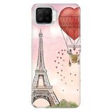 Senada Oppo A73 İle Uyumlu Kılıf Silikon Desenli Tam Koruma Resimli Kapak Eiffel/Paris
